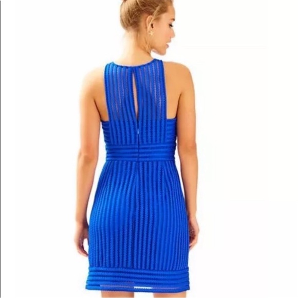Lilly Pulitzer Rae Shift Brilliant Blue Dress - Picture 5 of 14